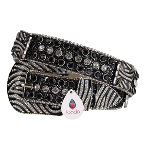 Ceintures Laser personnalisées pour hommes et femmes, nouvelle collection de styliste, Bb, <span class=keywords><strong>simone</strong></span>, brillant, cloutée, cristal, Dna, strass noirs, Pu, diamant - Product Image 1