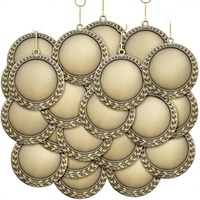 Médailles de récompense personnalisables Jinba avec rubans – Créez votre propre kit de médailles – Trophées de victoire et de participation pour les équipes – Cadeaux en métal