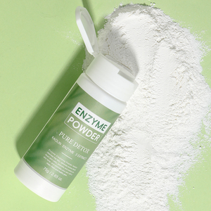 Poudre nettoyante exfoliante OEM, <span class=keywords><strong>nettoyant</strong></span> pour le <span class=keywords><strong>visage</strong></span> contre les imperfections avec enzymes naturelles, <span class=keywords><strong>nettoyant</strong></span> facial doux sans alcool, soin de la peau - Product Image 1