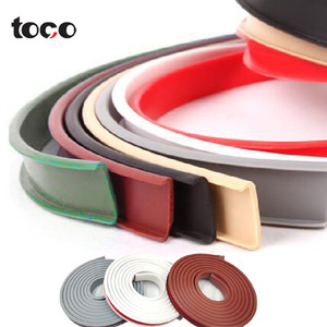 TOCO U <strong>Edge</strong> Banding Profie <strong>Plastic</strong> Binding <strong>Trim</strong> Strip Solid Pvc Banding Flexible Formica Tape Laminate <strong>Edges</strong> - Product Image 2