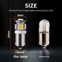 BA9S LED Ampoule LED T11 H6W Canbus Voiture Intérieur Lumières Clignotant Plaque D'immatriculation Lampe 12V Auto Blanc Bleu