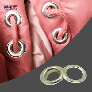 อีแวน ขายส่งอุปกรณ์โลหะสำหรับเสื้อผ้า ผ้าม่าน รองเท้า ห่วงตาไก่สีเงิน อุปกรณ์ร้อยสายร้อยเชือกสำหรับเสื้อผ้า - Product Image 6