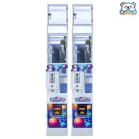 Machine distributrice commerciale compacte de mini-poupées, thème bonbons néon LED, type attrape-jouets d'arcade, pour magasins de détail et cinémas