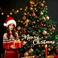 Flauschige Weihnachtsmütze aus dickem Samt für Erwachsene, kurze & lange Versionen für Weihnachts-Cosplay, Party-Kostüm, Heimdekoration, Feiertagsgeschenk