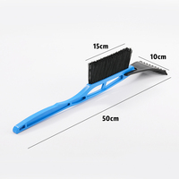 Mega Vente Directe Usine Nouveau Grattoir à Glace en Plastique Deux-en-un à Long Manche, Pelle à Neige Efficace, Brosse de Nettoyage, Dégivreur Portable pour