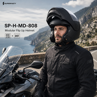 Casque de moto modulaire en ABS léger de haute qualité, personnalisable, homologué ECE 2206, fourni par l'usine pour hommes, femmes et enfants