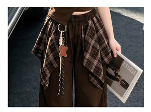 Completo Estivo per Bambine: Gilet e Gonna a Quadri in Cotone, Nuova Collezione 2026 - Product Image 5