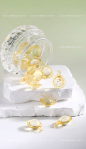 קפסולות טיפוח שיער OEM אליפס לחות ללא שטיפה עם קרטין, ויטמין E, שמן ארגן, הגנה על צבע ופורמולה מרוכזת - Product Image 2