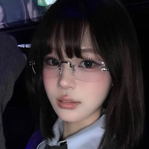 Cao cấp không Khung kính đọc sách cho phụ nữ trung niên thoải mái HD màu xanh Chặn ánh sáng mới kính mắt chóng mặt cứu trợ - Product Image 3