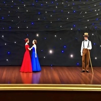 Yeni Mavi Beyaz LED Yıldız Perde Ev Partisi Tavan Fon Bezi Işığı Düğün Sahneleri Disko DJ Sıcak Beyaz Tema Parkları için
