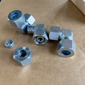 Adaptador de Manguera de Acero Giratorio EW16SCF, Conexión Codo Métrica EO, Tubo de 16 mm x M24 - Product Image 1