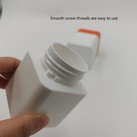 Bouteille en plastique carrée vide de 180 ml pour la vente en gros et la personnalisation, conteneur pour capsules, médicaments, comprimés, bonbons et emballages de produits de santé