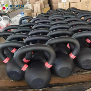 Équipement de gymnastique Kettlebell de compétition 4 kg 10 kg 14 kg 20 kg 32 Kg48 kg 54 kg Kettle Bells en fonte enduite de poudre - Product Image 3