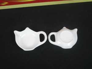 <b>White</b> Ceramic Teabag Plates Spoon Rests Tea Bag Rest <b>Coaster</b> Seasoning Dish - Product Image 4