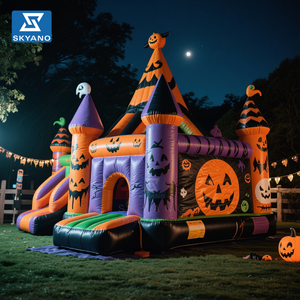 Le château gonflable surdimensionné pour Halloween est entièrement immersif, idéal pour jouer lors des événements d'Halloween - Product Image 2