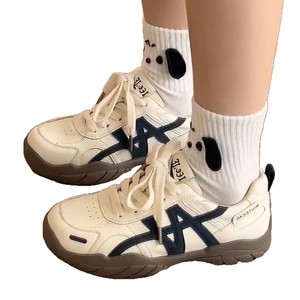 Chaussures décontractées montantes en cuir pour femme, collection automne-hiver 2025 – Baskets sportives pour homme, style marche - Product Image 1