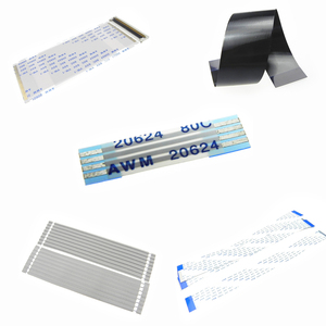 สายเคเบิล Awm 20624 80c 60v Vw-1 60 พิน ระยะห่าง 0.5 มม. สาย Ffc แบบยืดหยุ่นสำหรับโปรเจคเตอร์ - Product Image 4