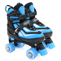 PAPAISON nouveauté patins Quad 4 taille réglable clignotant PU roues patins à roulettes de haute qualité en Stock
