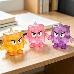 Juguete Blandito de Maltosa en Forma de Cuadrado, Monstruo Pequeño, de Silicona TPR, para Aliviar el Estrés - Product Image 2
