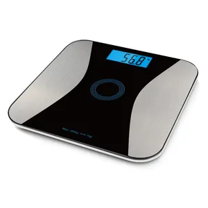 Bilancia elettronica LCD per il corpo domestico personale senza fili per il bagno o peso corporeo umano