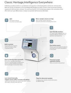 Système puissant d'analyseur d'hématologie vétérinaire BC-30 Mindray pour les <span class=keywords><strong>diagnostics</strong></span> vétérinaires - Product Image 5
