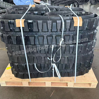 Chenilles en caoutchouc pour train de roulement 300X52.5X90 300x52.5X80 300x52.5Nx90 300X52.5WX84 pour pièces de train de roulement de mini-excavatrice