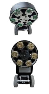 छोटे किनारे t330 मैनुअल फ्लोर पीस पॉलिशिंग मशीन सस्ती कीमत 0-1400 एपॉक्सी ग्रेनाइट कंक्रीट सतह इंजन गियर मोटर पंप - Product Image 3