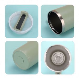 Vaso térmico de viaje de acero inoxidable de doble pared con logotipo personalizado, 30oz y 40oz, para exteriores, con asa y pajita, venta al por mayor - Product Image 3