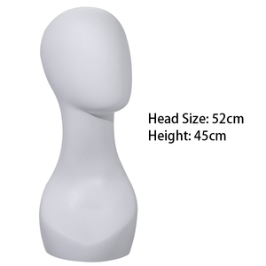 Tête de Mannequin <span class=keywords><strong>Sans</strong></span> <span class=keywords><strong>Visage</strong></span> en PVC à Col Long, Art Abstrait, pour Vitrine MCY, Présentoir à Accessoires et Chapeaux pour Magasin - Product Image 6