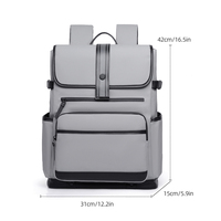 Nouveau modèle de sac à dos pour ordinateur portable unisexe, minimaliste, imperméable, écologique, Oxford, 20-39L, pour étudiants et voyages