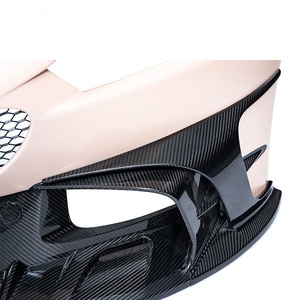 Pare-chocs avant en carbone préimprégné Race Spec, composants aérodynamiques MSY optimisant le flux d'air pour <span class=keywords><strong>Ferrari</strong></span> Roma - Product Image 4