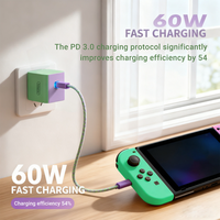Chargeur rapide Fire Bull, norme britannique, compatible avec la console de jeu Nintendo Switch 2, alimentation électrique