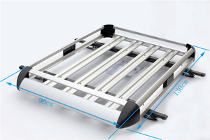 Canasta Portaequipaje <span class=keywords><strong>Universal</strong></span> Desmontable de Aleación de Aluminio para Techo Accesorios 4X4 - Product Image 5