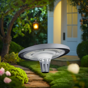 ไฟสวนโซลาร์ LED RGB UFO 300W สำหรับภายนอกอาคาร ควบคุมด้วยแอพฯ พร้อมระบบจังหวะดนตรีอัจฉริยะ ตัวเรือน ABS กันน้ำ IP67 ใช้พลังงานจากแหล่งจ่ายไฟ - Product Image 5