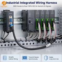 Conjunto de cable DB9 a IDC |   Arnés de cableado en serie personalizado para equipos de automatización OEM