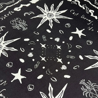 Bandana Multicolore Décoratif Tendance 100% Polyester, Motif Personnalisé, Logo OEM, Vente en Gros, Foulard de Cou pour Hommes et Femmes