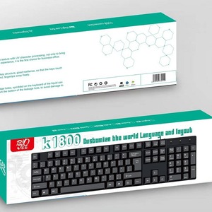 Full Size 104 <b>Keys</b> Wired Membrane Keyboard With Russian Layout For Computer Laptop <b>USB</b> Connection - Product Image 4
