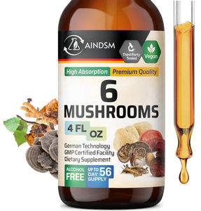 Gotas de Extracto de Hongo Reishi y Ashwagandha de Alta Calidad, Suplemento Vegano de Hongos Líquidos, Apoyo para la Actividad Antioxidante - Product Image 2