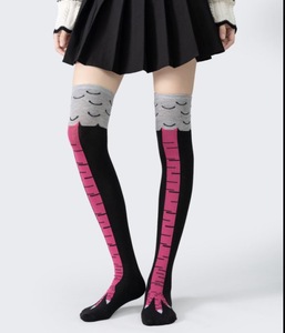 Bataidis Nouveau et Intéressant Griffe <span class=keywords><strong>De</strong></span> <span class=keywords><strong>Poulet</strong></span> Au-Dessus Du Genou Chaussettes Dinde Pied <span class=keywords><strong>Cuisse</strong></span> Haute Chaussettes Animal Paw Chaussettes - Product Image 1