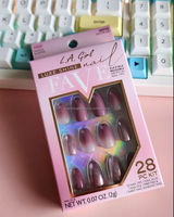 Boîte d'emballage vide en carton pour faux ongles, personnalisable avec logo, neuf, en stock.