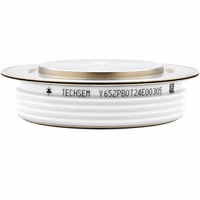 Diode redresseuse TECHSEM originale Y65ZPB 2910A 200V-1000V haute puissance à montage par serrage sur disque