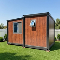 Maison conteneur modulaire extensible, petite maison préfabriquée portable, villa, cuisine, maisonnette personnalisée, fournie directement par l'usine