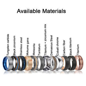 Joyería Tizti, anillo de Metal, Material raro, angustia, anillo de boda de tantalio puro cepillado, anillos personalizados para mujeres y hombres, joyería - Product Image 6