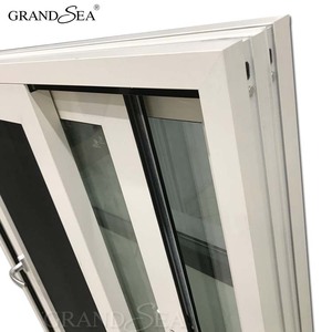 Hợp kim nhôm trắng đôi kính màu nổi kính cửa sổ trượt cho ngôi nhà - Product Image 4