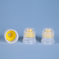 Bouchon à rabat 28mm/30mm/38mm en plastique PP anti-fuite pour bouteilles de boissons et de jus de fruits