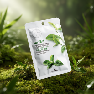 Masque facial en feuille au thé vert Cave Aaam, soin quotidien de la peau, tous types de peau - Product Image 3