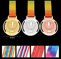 Medallas Metálicas 3D Personalizadas para Estudiantes, Deportes, Maratón, Carreras, Premios Infantiles, Lámina Dorada, Grabado Ecológico