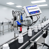 DEMAX Nouvelle cartouche d'encre noire éco-solvant 12,7 mm 42 ml pour codage et marquage industriel, tissus flexibles pour imprimante jet d'encre séchage rapide
