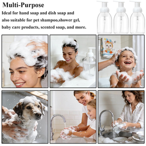 China Skin Care Serum & Lotion Plastic PET Cosmetic Bottles 300ml-760ml with <b>Pump</b> Press for Shampoo - Product Image 6