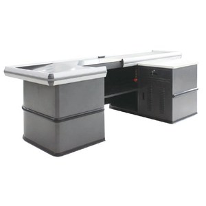 Mostrador de Caja Metálico para Supermercado/Hipermercado, 1800x600x850mm, con Función de PVC - Product Image 4